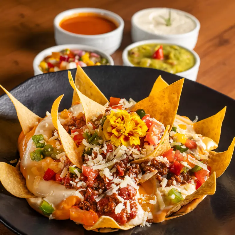 Nachos Rosa Mexicano (serve 2)